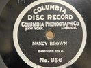 Pioneer 78 RPM-Columbia 856-J.W. Myers-Nancy Brown-Announced-Rare-EX-
