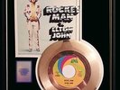 ELTON JOHN ROCKET MAN 45 RPM GOLD  RECORD RARE NON RIAA AWARD RARE