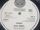 BLACK SABBATH uk PARANOID Vertigo swirl 6360 011 (Laminated) EX/EX *STUNNING*