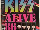 KISS 2 LP GREEN VINYL ALIVE 86 INDIANAPOLIS USA LTD INCL. PROGRAM & STICKER SET