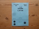 DAMN LATIN #7 1980 RARE PUNK SYNTH FANZINE DE TIAN THROBBING GRISTLE FALL TAPES