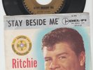TEEN bw SURF INSTRO 45  w PIC SLEEVE - RITCHIE  VALENS - STAY BESIDE ME  -HEAR