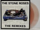 THE STONE ROSES - THE REMIXES LIMITED NUMBERED 2X TRANSPARENT & RED VINYL LP