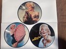 MARILYN MONROE PICTURE DISC LP VINY SET x 3 THE LEGEND LIVES ON / RUNNIN' WILD