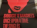 SIOUXSIE & AND THE BANSHEES ONCE UPON A TIME SINGLES Clear Vinyl LP Poster NEW