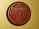 EDITH PIAF - La Vie En Rose - Rare COLUMBIA RECORDS (France) 78 # BF 136