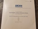 Enrico Mainardi Archiv Produktion 14061 APM Violoncello Solo Nr 6 NM RARE