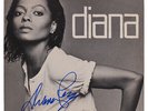 Diana Ross Authentic Signed Diana Album Cover Autographed BAS #BG90713