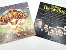 Vintage Commodores Stylistics Greatest Hits Vinyl LP 2 Album Bundle