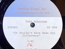 Todd Rundgren RARE MASTERING ACETATE 10