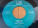 LOVE YOU WILD WOMAN STEVE WRIGHT LIN-AIRS FIRST PRESS VINYL 45 RECORD 7