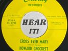 Wicked Ft Worth TX Rockabilly Wild Jiver 45 HOWARD CROCKETT Cross Eyed CHARAY