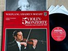 ARTHUR GRUMIAUX violin concertos MOZART 1stPress PHILIPS STEREO 3LP Box MINT