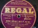 BILLY COTTON (Hot Gonella) Bessie Couldn't Help It/ New Tiger Rag (E+)