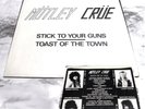 RARE Motley Crue Stick To Your Guns FIRST PRESS Original  Leather Records '81 NM