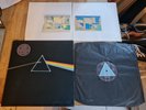 Pink Floyd LP Dark Side Of The Moon UK Harvest 1st Press SOLID BLUE & COMPLETE