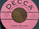 BUDDY HOLLY Modern Don Juan / You Are My Desire '56 Pink Decca Label Promo 7