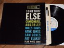 Cannonball Adderley Somethin Else W63 DG Ear Blue Note lp Miles Davis 1595
