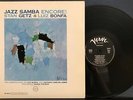 STAN GETZ LUIZ BONFA JAZZ SAMBA ENCORE  NM 1980's VERVE FRANCE RE LP BOSSA NOVA
