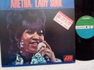 ARETHA FRANKLIN LP LADY SOUL ON ATLANTIC SD 8176 HYPE STICKER NEAR MINT