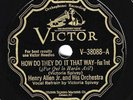 Victor V-38088: Henry Allen Or.-