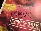 ROBBY KRIEGER - THE RITUAL BEGINS AT SUNDOWN,  vinyl, Signed
