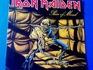IRON MAIDEN PIECE OF MIND 1983 GATEFOLD SLEEVE MERCH SHEET  EMI
