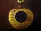 Beatles/McCartney STUNNING NOS APPLE 45 UNCLE ALBERT AND TOO MANY PEOPLE W SL