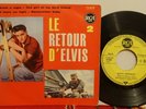 ELVIS PRESLEY FRENCH EP. LE RETOUR D ELVIS 2. Original 1960 RCA label 75.608. VG
