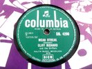 CLIFF RICHARD: MEAN STREAK / NEVER MIND 1959 COLUMBIA 78RPM EX RARE