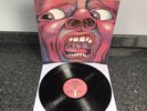 LP KING CRIMSON IN THE COURT OF THE CRIMSON KING PINK LABEL UK 1ST PRESS EX/EX