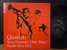 Quartet: Russ Freeman And Chet Baker ‎1985 Spain Leroy Vinnegar Shelly Manne LP
