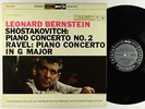 Leonard Bernstein - Shostakovitch/Ravel: Piano Concertos LP - Columbia - MS 6043