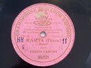 GRAMOPHONE MONARCH 052121 Enrico Caruso 78 rpm M'apparì CLASSICAL 1906 Angel V