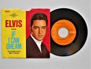 ELVIS PRESLEY    IF I CAN DREAM B/W EDGE OF REALITY    45 AND PICTURE SLEEVE