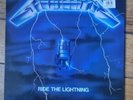 METALLICA - Ride The Lightning 1984 vinyl record LP