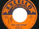 LITTLE AL - Little Lean Woman / No Jive - EXCELLO - Blues R&B 45