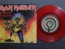 IRON MAIDEN The number of the beast EMI 7-inch Red Vinyl EMI 5287