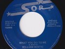 WILLIAM BOSTIC What You Do To Me GREAT modern soul 45 BOOGIE disco northern soul