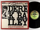 Derek Bailey - Improvisations LP - Cramps Italy OG Press VG++ Autograph
