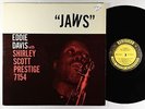 Eddie Davis with Shirley Scott - Jaws LP - Prestige - PRLP 7154 Mono DG RVG