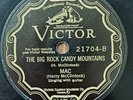 MAC (HARRY McCLINTOCK) The Big Rock Candy Mountains VICTOR PRE WAR COUNTRY 78 V+