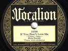 Vocalion #15700: Dick Powell sings 
