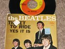 The Beatles-Ticket To Ride/Yes It Is-Vinyl 45 w/West Coast Picture Sleeve