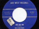 HEAR- Rare Rockabilly 45- Beck Brothers - Just Like You- Starday Custom Pressing