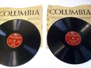 2 Gene Autry Christmas Records 78 RPM 1940's Rudolph - Here Comes Santa Columbia