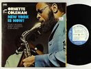 Ornette Coleman - New York Is Now LP - Blue Note VG+
