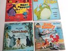 Disney 4 Livre Disque Mary Poppins-Rox Rouky-Peter & Elliot- Livre de la Jungle