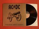 AC/DC FOR THOSE ABOUT TO ROCK ATL K 50851 FRANCE 1981 VG+ VINYLE 33T LP