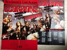 Scorpions World Wide Live Vinyl 2 LP German 1985 Harvest TWO HUGE POSTER FOC EX